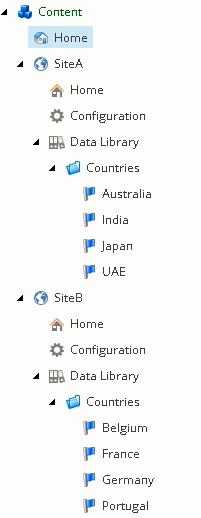 multi-site-information-structure